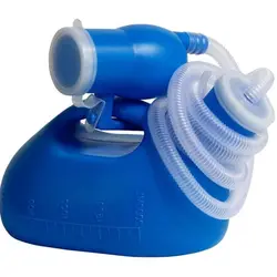 Unisex 2000ml Extension Tube Urinal Potty with Lid Portable Urinal Bottle Travel Urine Storage Toilet Aid Bottle