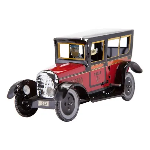 Такси красное 1923 Оловянное игрушечное автомобильное воспроизведение слесарей
