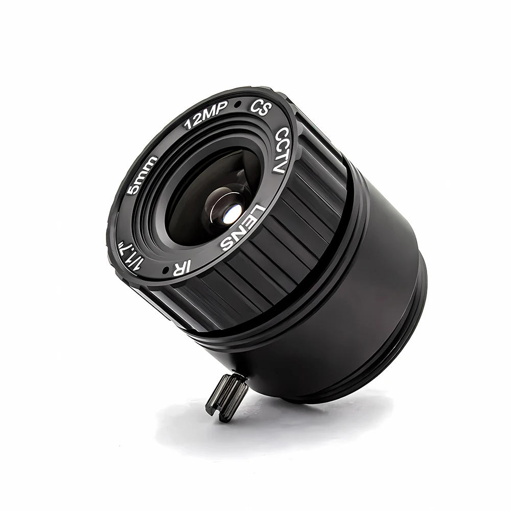 12MP CS Mount CCTV Lens 5mm 87° 1/1.7" Format With Narrowband 650nm Filter For I