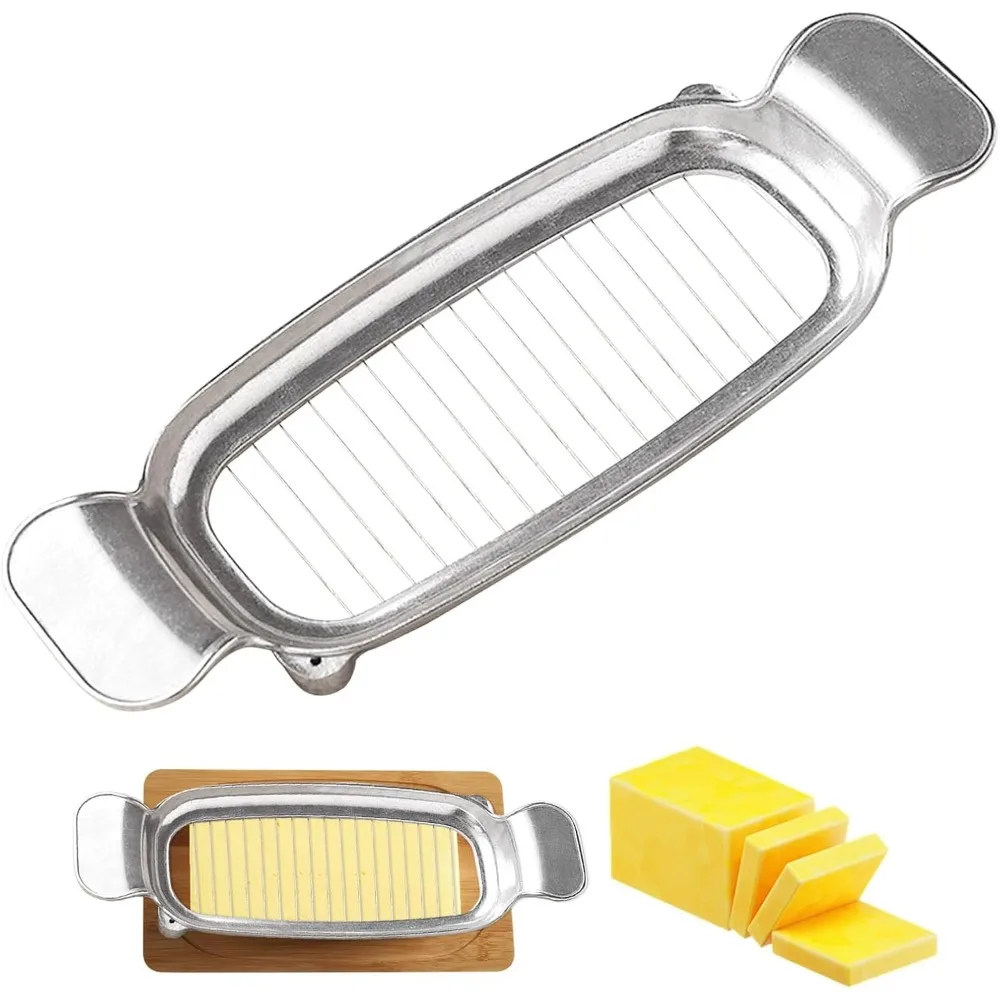 Butter Cheese Slicer Stainless Steel Wire Multipurpose Handheld Cutter For Block Fruit