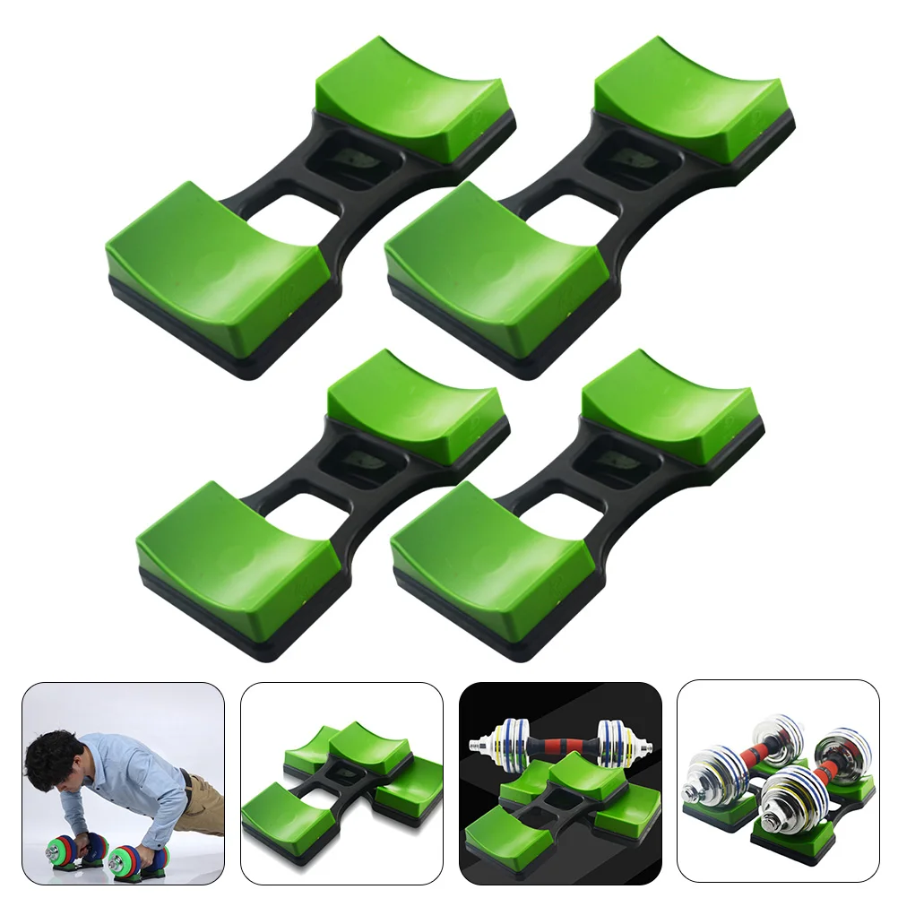 

4 Pcs Dumbbell Rest Household Rack Hand Weight Holder Stand Plastic Barbell Display