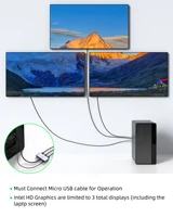 Fairikabe Displayport To 3*DisplayPort Splitter Single 8K Dual 4K60Hz 1080p60Hz DisplayPort MST Hub For Monitors Windows PC - Image 5