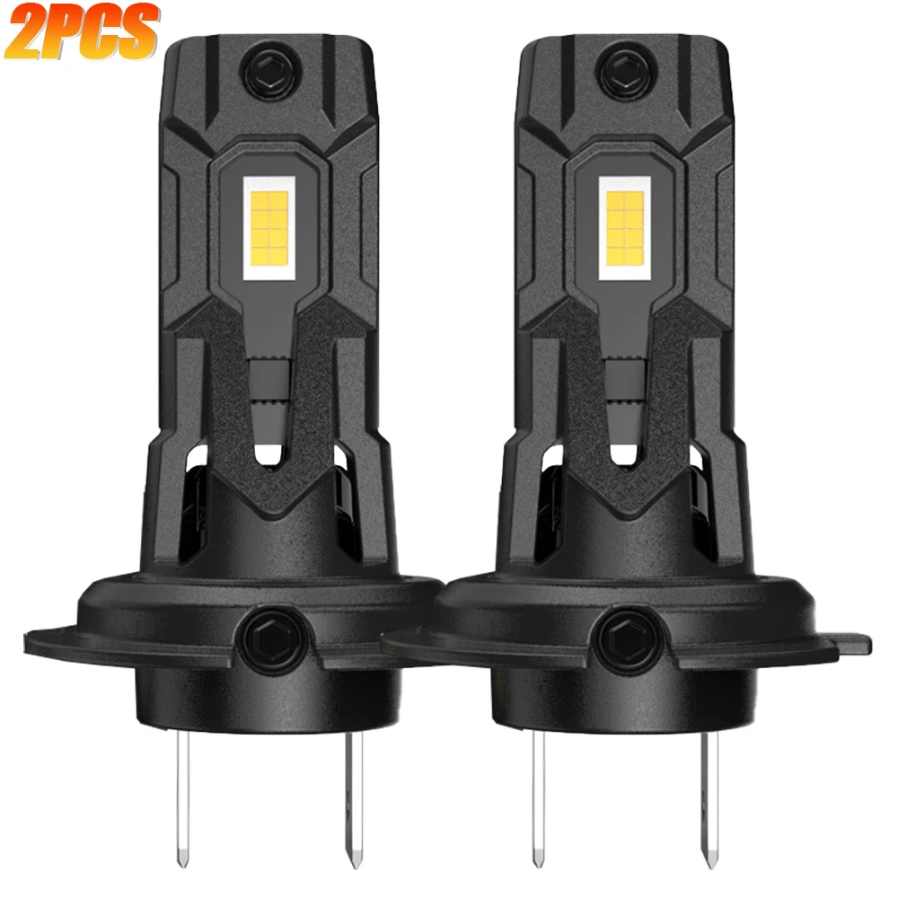 High Power Super Bright LED Headlight Bulbs with Turbo Fan - 6000K Auto Spotlights, Wireless Fog Lamp, CANBUS Compatible, 1,000,000 Lumens, 1,200W, 12V