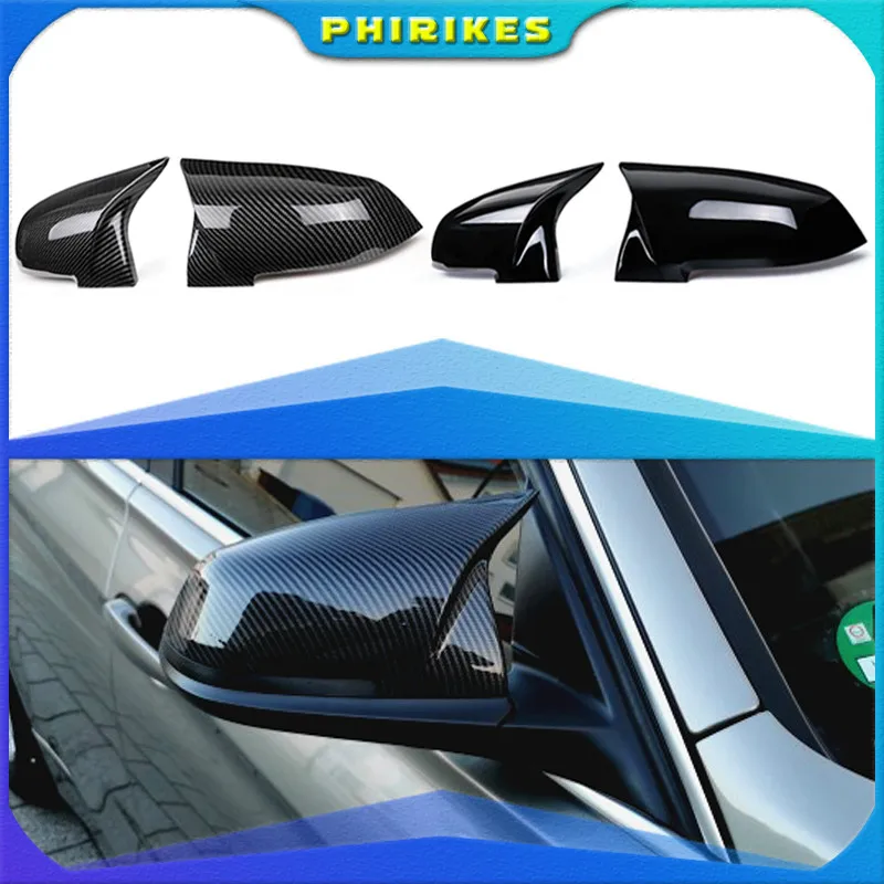 

Mirror Covers Left Right Side Rearview Mirror Cover Cap For Bmw F20 F21 F87 M2 F23 F30 F36 X1 E84 I3 I3S Auto Accessories