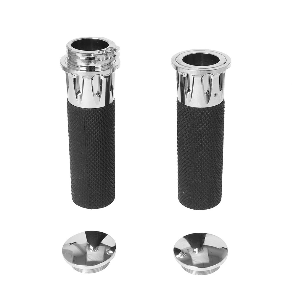 Poignées D’accélérateur électronique 1 Pouce Pour Harley Touring, Street Glide, Road Glide, Softail, Dyna - Noir - Aluminium CNC