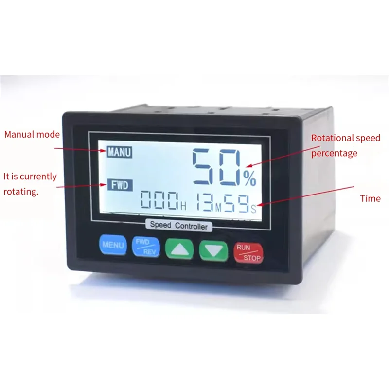 다양한 모터를 위한 LCD 디스플레이 및 원격 조절 가능한 속도 제어 기능을 갖춘 C9-DC10V-55V PWM DC 모터 속도 컨트롤러