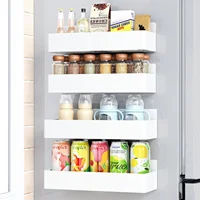 Ensemble d'étagères magnétiques pour réfrigérateur, idéal pour les petites cuisines, les locations et les espaces de comptoirs avec peu d'espace 4