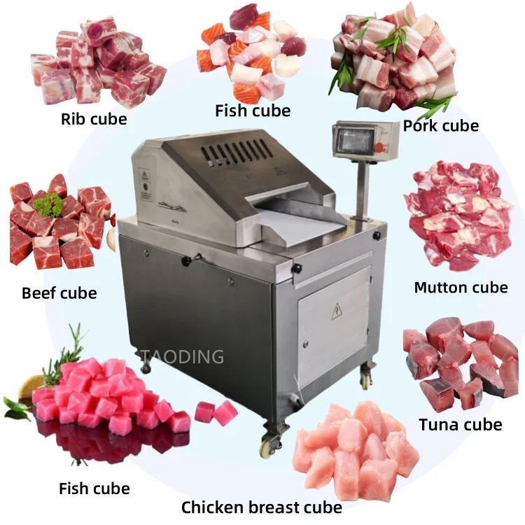 big capacity	 fully automatic slicing frozen meat	industrial meat slicers	meat and bone cutting machine 4