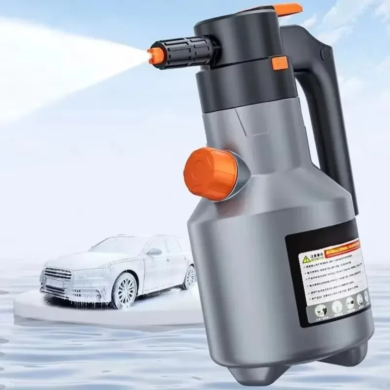 Electric Car Foam Sprayer Pressurized Soap Sprayer High Pressure Fine Foam Automatic Washer Exterior Car Washing Accessory