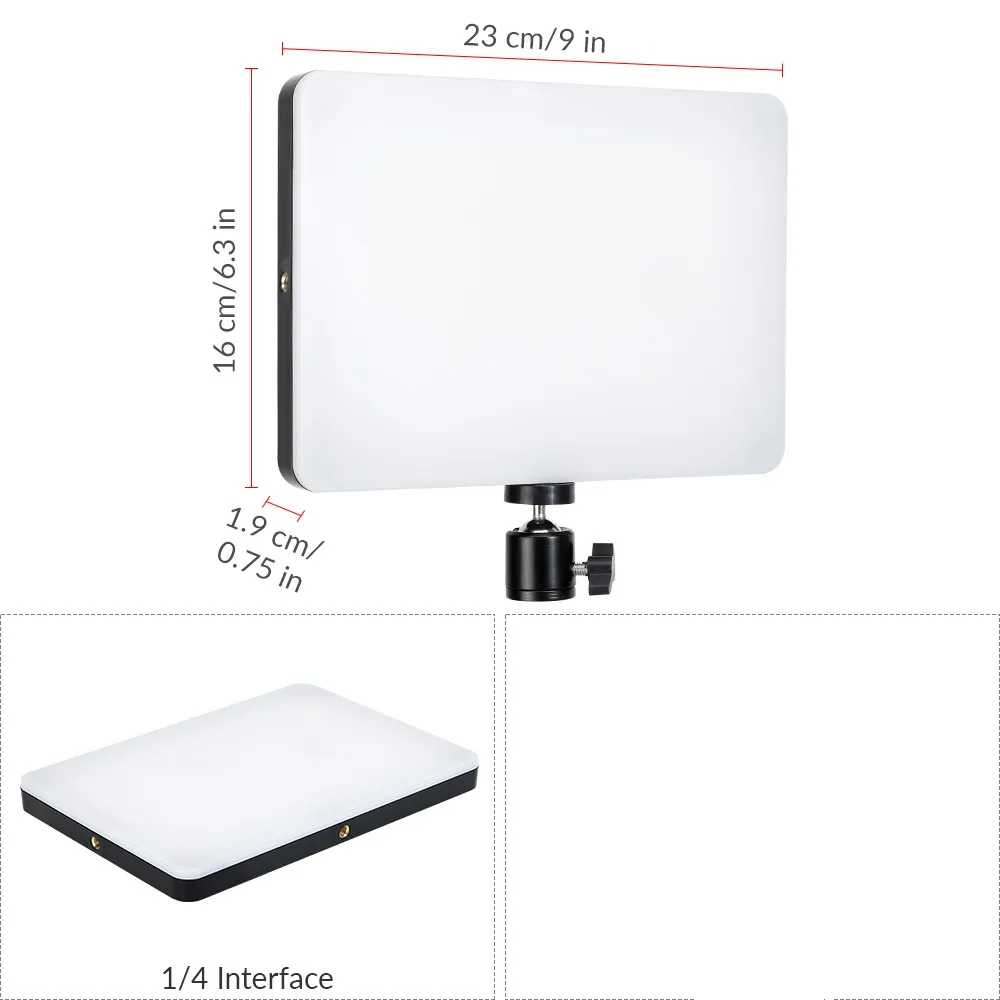 Led Video Lighting Panel com Tripé Lâmpada de Fotografia Photo Studio Fill Light eu Plug Youtube vk Makeup 10 2700k5700k - Image 6