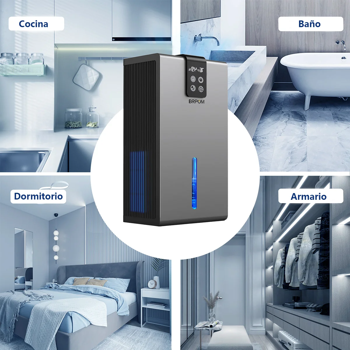 Compact Home Dehumidifier for Bathroom and RV