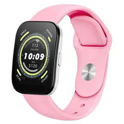 Sport Silicone Watch Band - 22/20mm Universal Fit Bracelet - 22mm watch band (Soft pink 15)