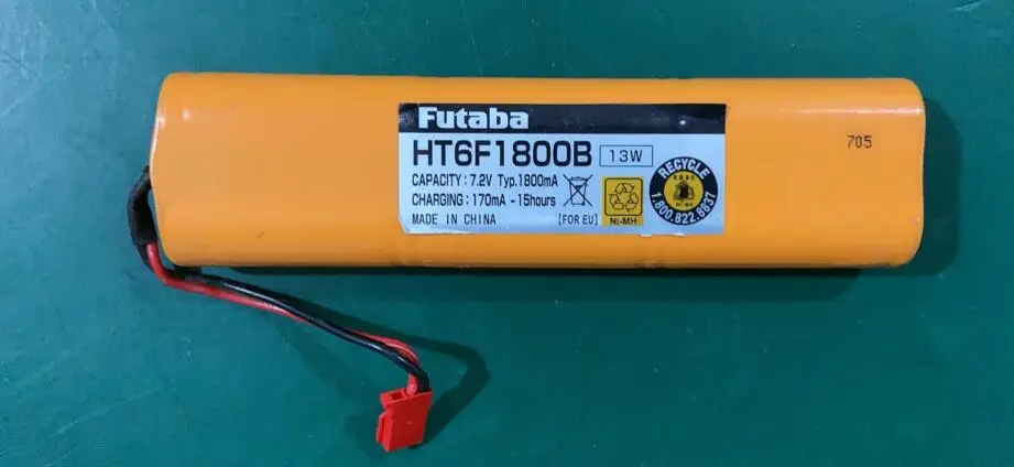 Batteria Originale Futaba Futaba Ht6F1800B Nimh-Muslimah Nimh 1800Mah 7.2V Per Sistema Radio Trasmettitore 12Fg 8Fg T8Fg