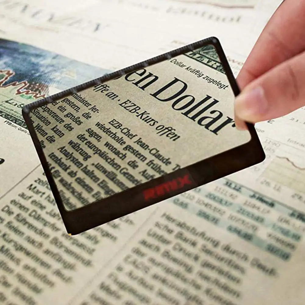 

1 шт., карманное увеличительное стекло с линзой Френеля 5,5 см