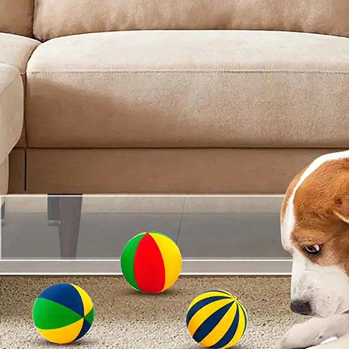 Toy Blockers for Furniture Under Couch Adjustable Bumper Stop for Pets Kids