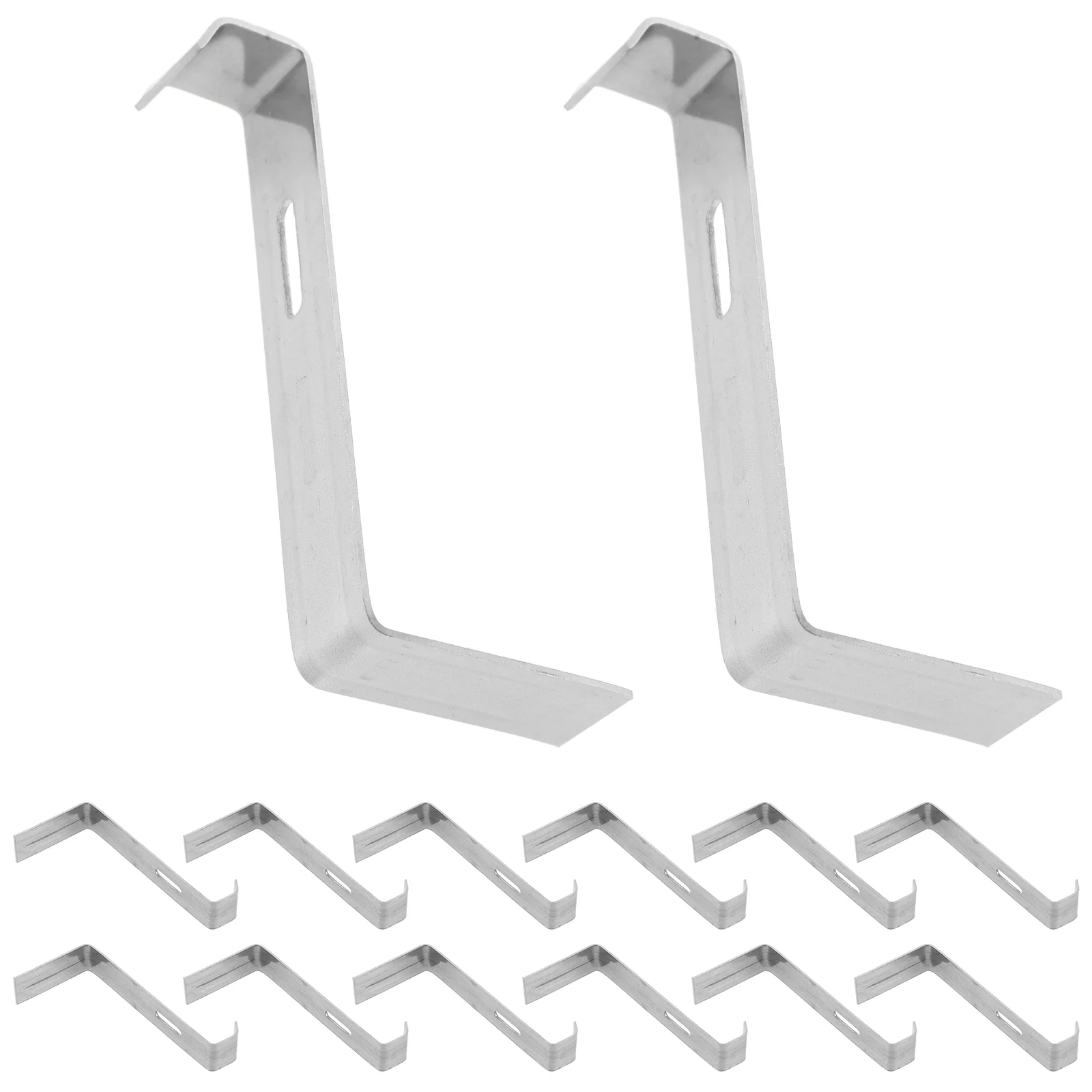 15 Pcs Anti-slip Porcelain Tile Buckle Roof Supplies Round Fix Tool Stainless Steel Clip