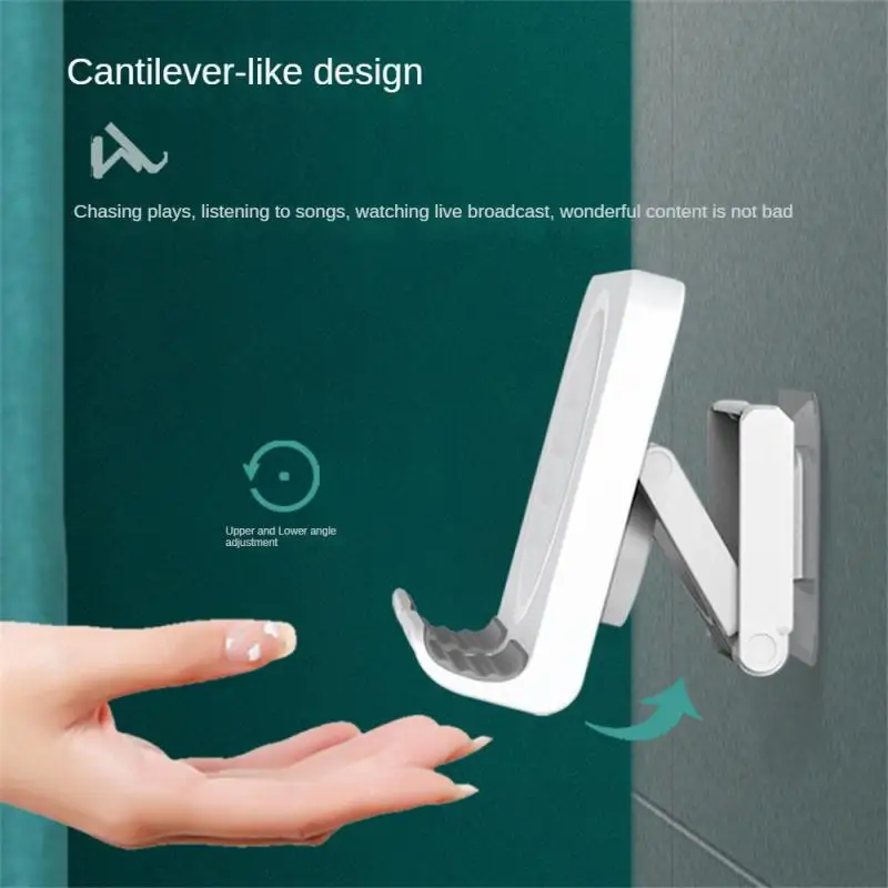

Wall Telescopic Bracket Charging Bracket Multifunctional Wall Punch-free Bedroom Mounted Bedside Storage Remote Control Rack
