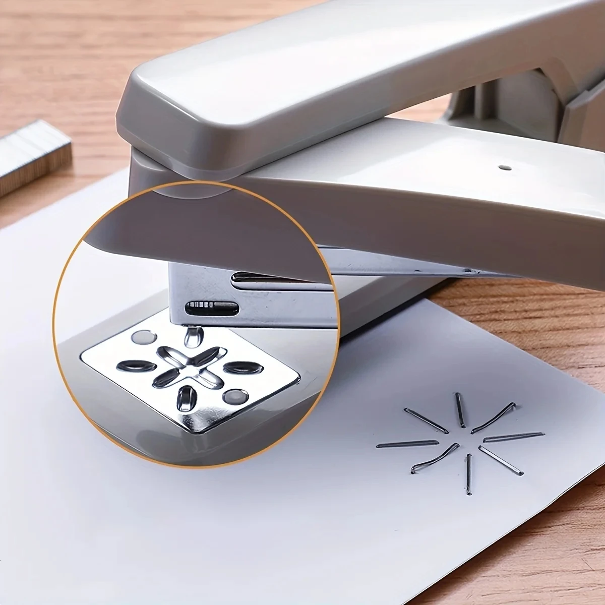 1PC 360-Degree Rotating Stapler-Can Bind 25 Sheets Of Paper At A Time For Office-Ideal Gift for Students & Professionals push stapler rotary stapler