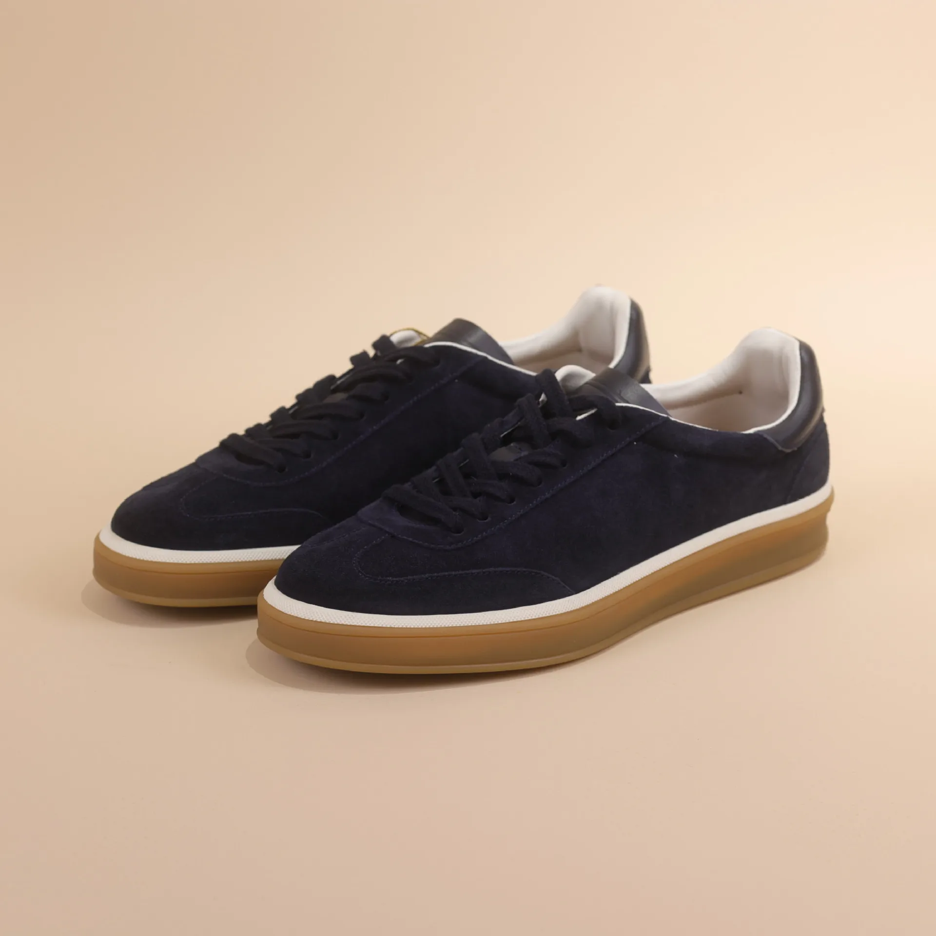 Fashion Versatile Temperament Casual Comfortable Soft Sole Soft Surface Lace-up Light Women's Leather Casual Shoes