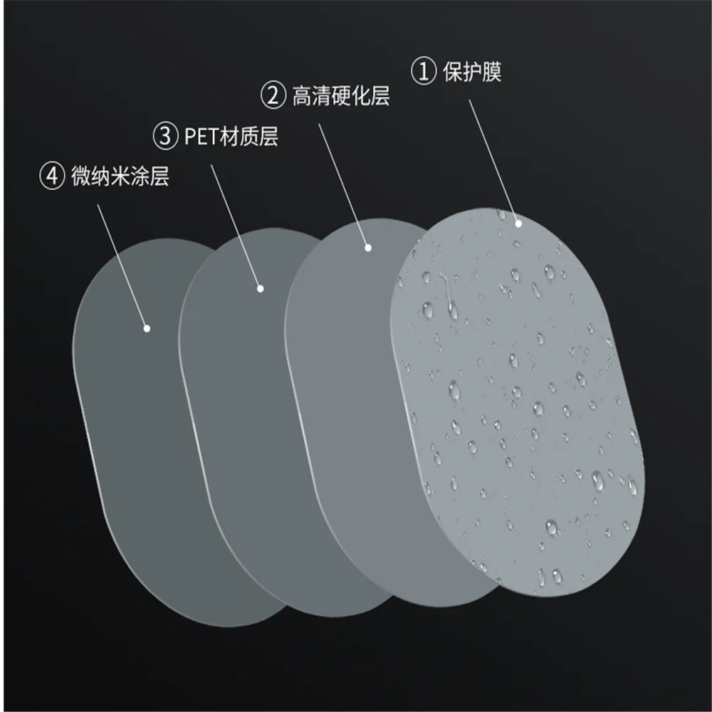 1 Pair Car Rainproof Rearview Mirror Protective Film for Mazda 2 3 5 6 CX-3 CX-4 CX-5 CX5 CX-7 CX-9 Atenza Axela
