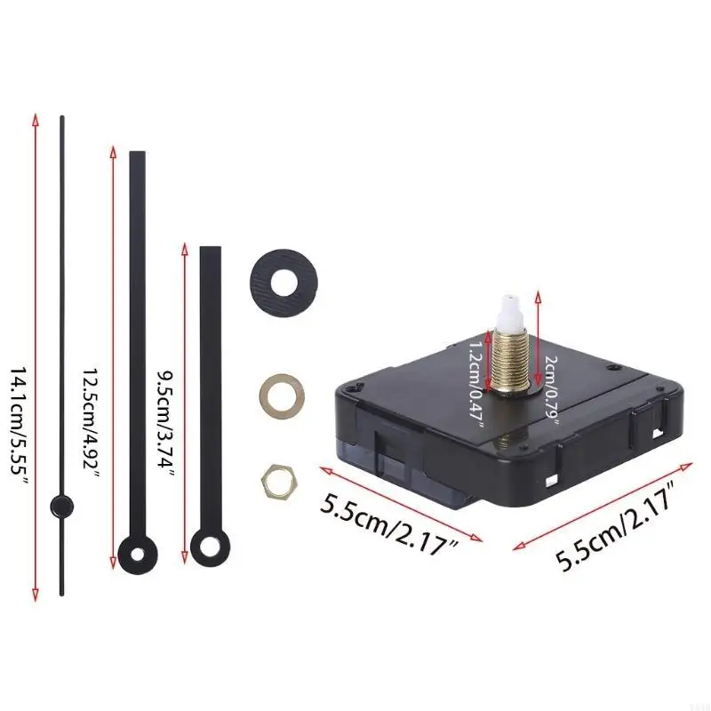 Y51B 벽 시계 움직임 메커니즘 배터리 전원 DIY 수리 부품