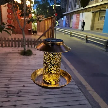 copper bird feeder