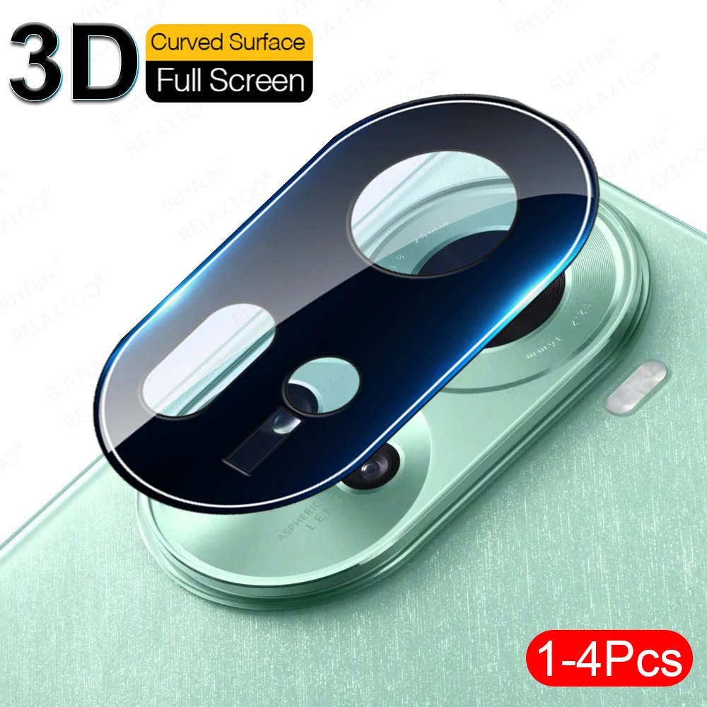 1-4 Pezzi Per Oppo Reno11 Custodia Protettiva Per Fotocamera In Vetro Temperato 3D Reno 11 Pro 11Pro Reno11F 11F Apo Apo Reno11Pro Copriobiettivo Nero