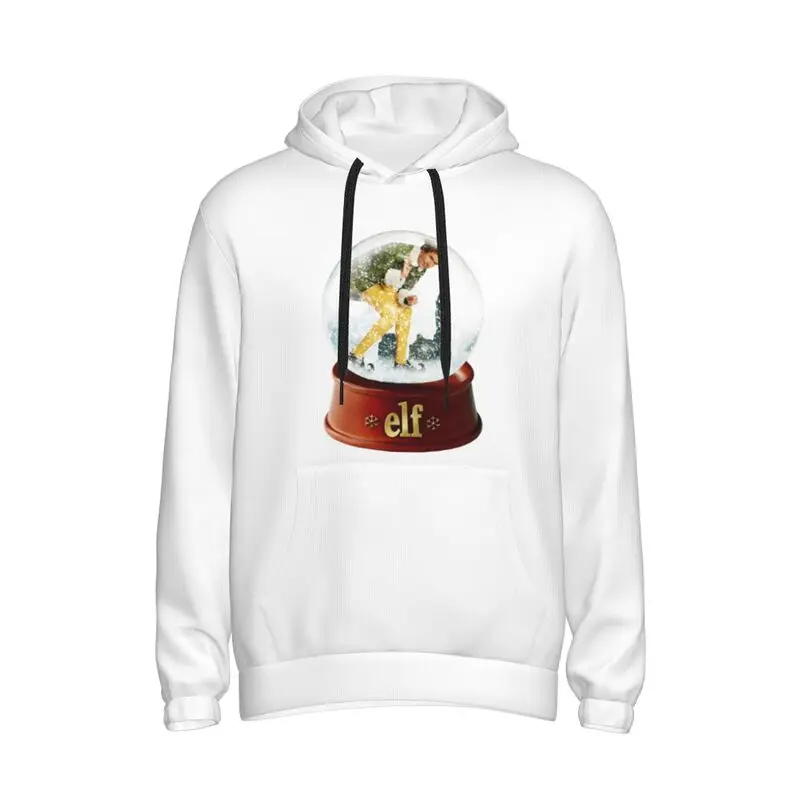 

Fun Elf Pattern Sweater Soft and Comfortable Hoodie Home Party Outdoor Round Neck Long Sleeve Pullover