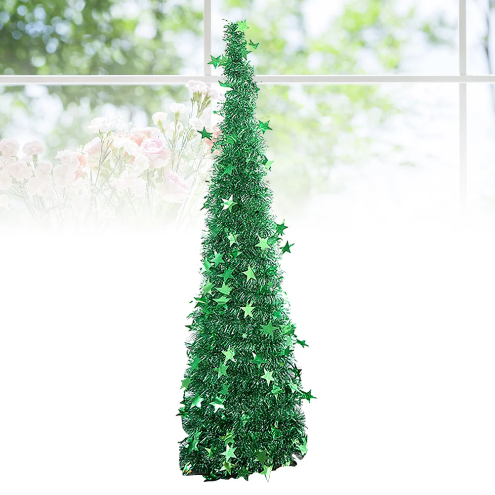 

120 Cm Telescopic Christmas Tree PET Decor Foldable Home Party Decoration Decorate