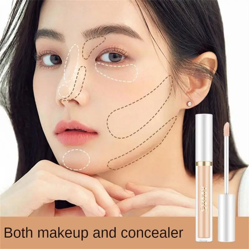 New Liquid Concealer 4 Colors Concealer Stick Moisturizing Face Makeup Foundation Cream Cover Acne Spots Dark Circles