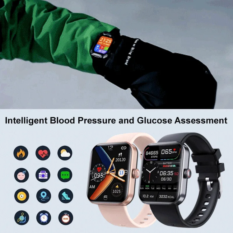 혈압 ECG PPG 스마트 스포츠 워치, 스마트 측정 시계, 실시간 건강 모니터