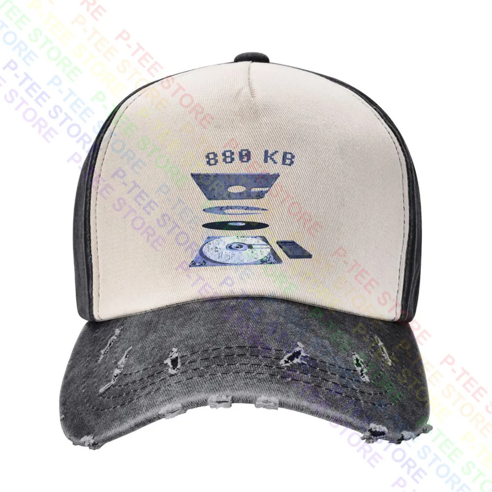 Esplosione 3.5 Floppy Disk Commodore Amiga 500 Diskette 880 Kb Berretto Da Baseball Cappellini Snapback Cappello Da Pescatore Lavorato A Maglia