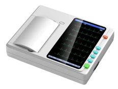 

ECG-8206 6-проводной электрокардиограф 7-дюймовый сенсорный ЖК-экран с 12 каналами волновой формы на одном экране