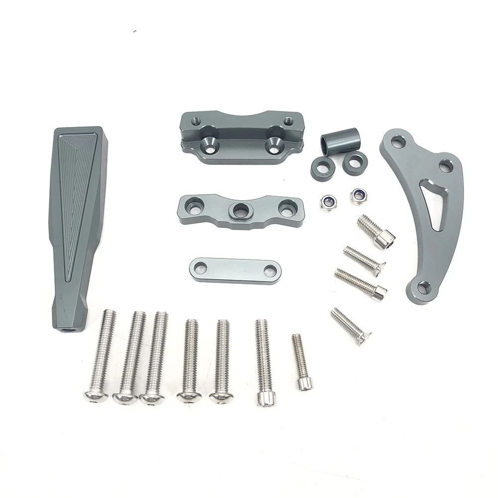 Motorcycle Steering Damper Bracket Stabilizer Linear Mount Support Kit For HONDA CB650F CB 650 F