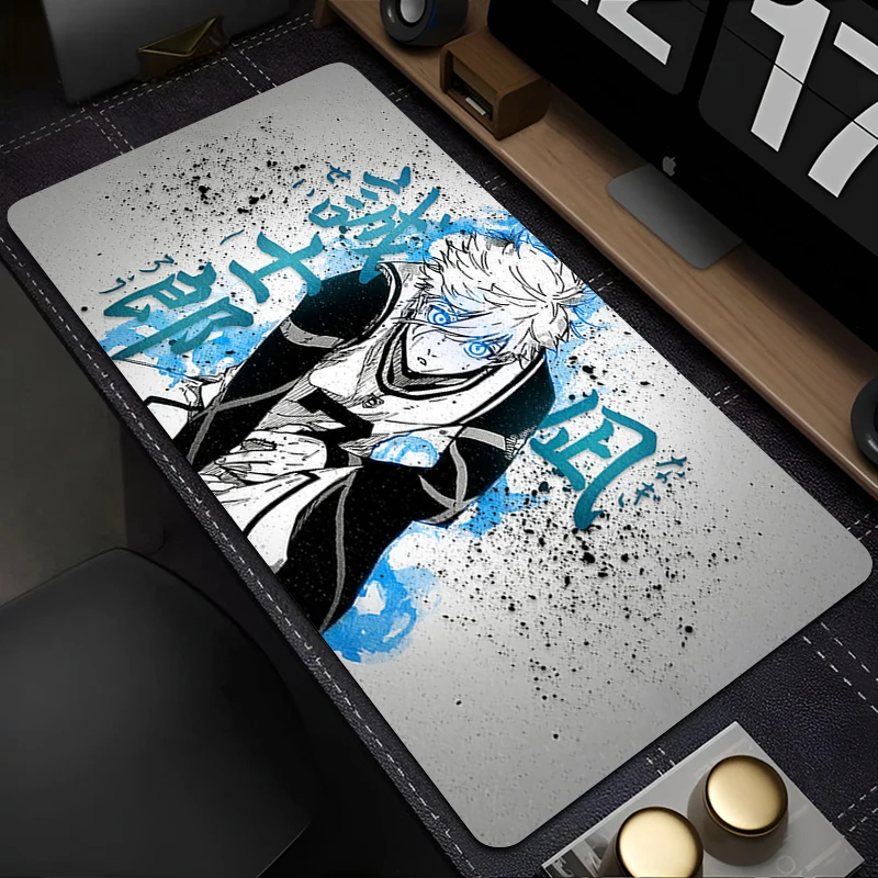 日本のアニメゲーミングマウスパッド、青いロック、ナギセイシロ、PC