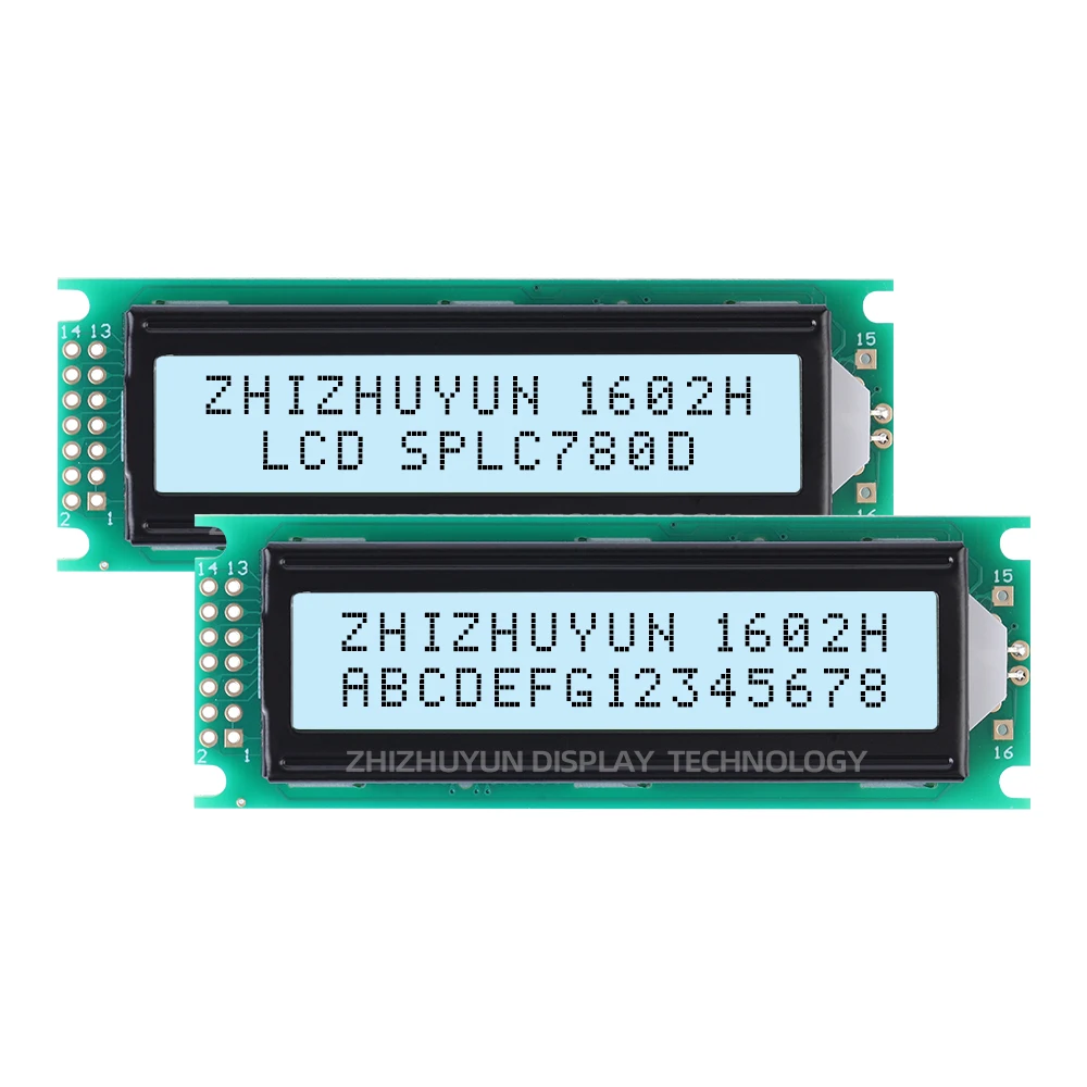 14PIN Dual Row Module 1602H Character Dot Matrix Screen Orange Light Black Characters Lcd1602 LCD Screen 16*2 Module display module,lcd display module