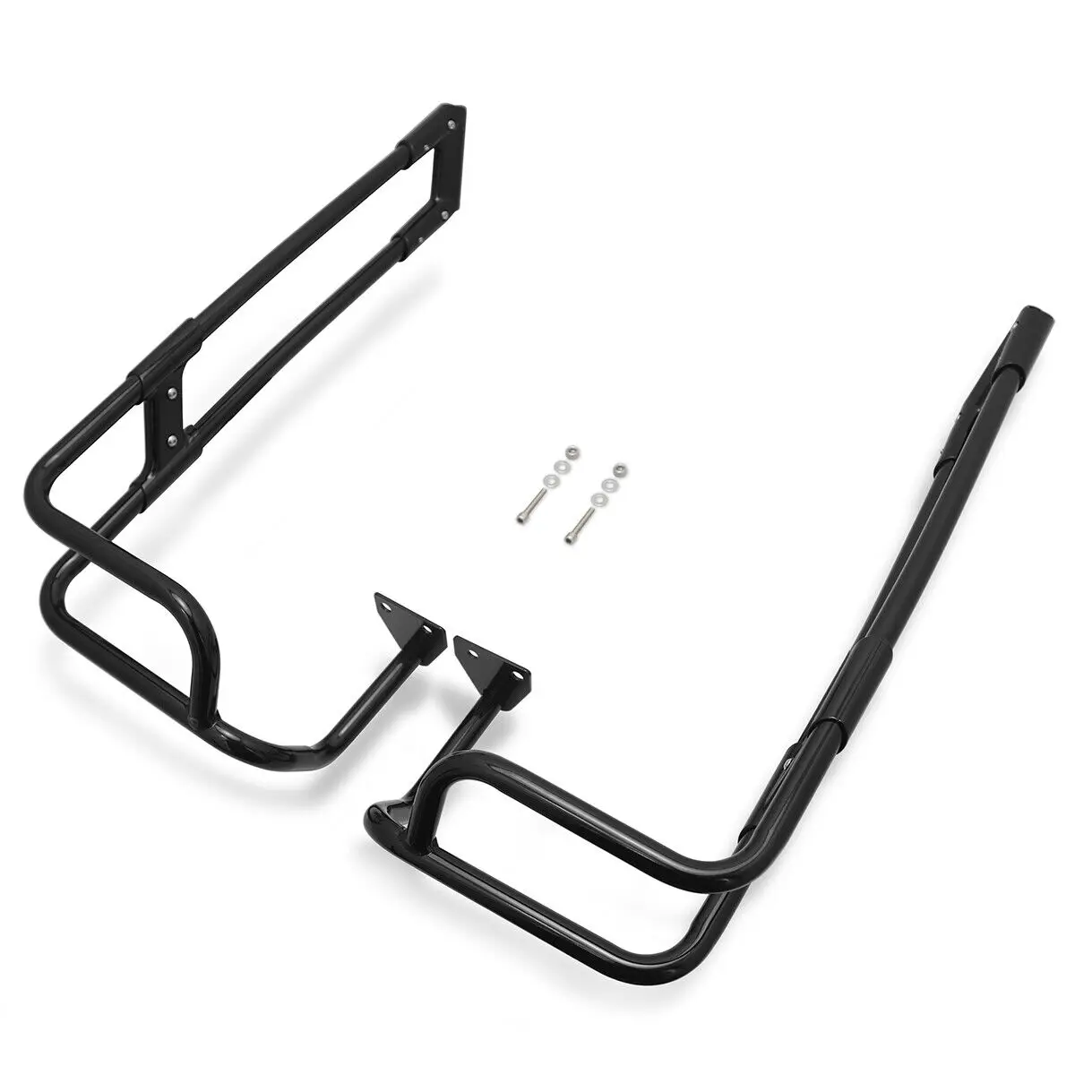 

Защита седельной сумки рельсы для harley, седельная сумка, рельсовая защита для путешествий электрика, уличная дорога glide 2014-2022, черный