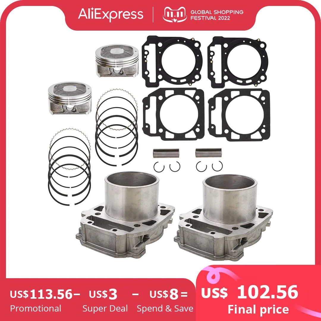 Front Rear Cylinder Piston Pin Set For Bombardier Brp Canam Outlander