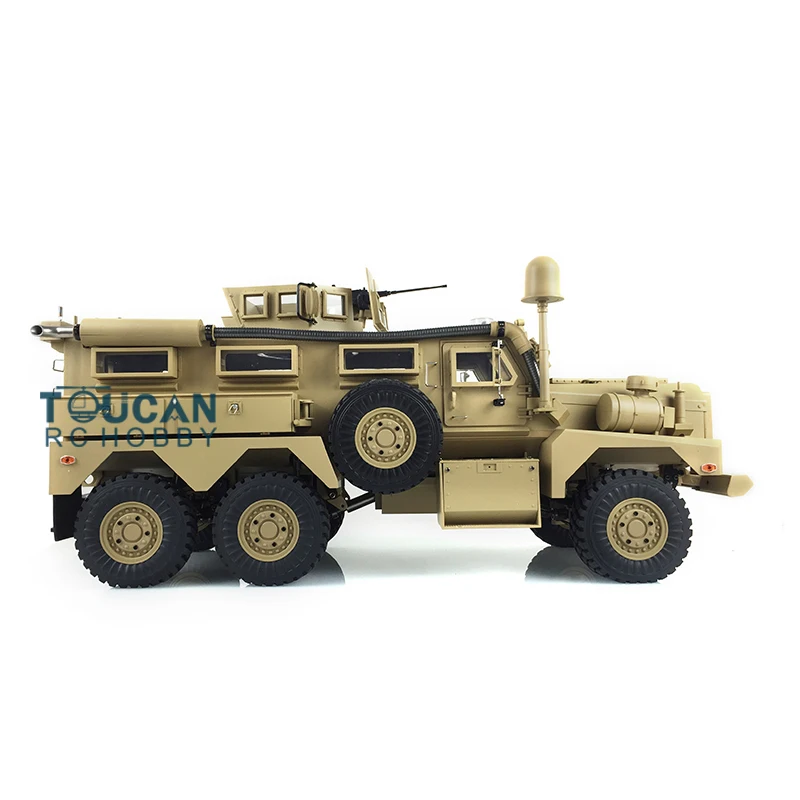 RC 1/12 6x6 MRAP 차량, 16CH 라디오 방폭 자동차 ESC 모터 선물 장난감