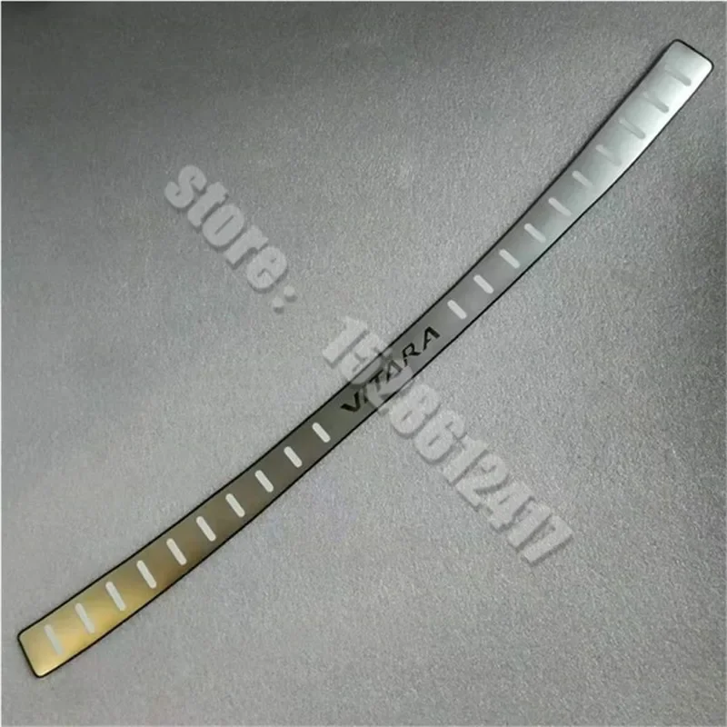for Suzuki Vitara 2015-Stainless Steel Door Sill Rear bumper Protector Sill Threshold Welcome Pedal Stickers accessories car accessories,car sticker,car bumper guards