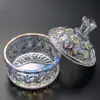 Nail Art Cup Delicate Nail Liquid Holder Multifunctional Exquisite Faux Crystal Nail Cup Nail Powder Dappen Dish Bowl for Home 4