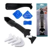 Caulking Tool Caulk Remover&Glass Glue Angle Scraper 3 in 1 Silicone Caulking Tool Kit Caulk Removal Tool 6