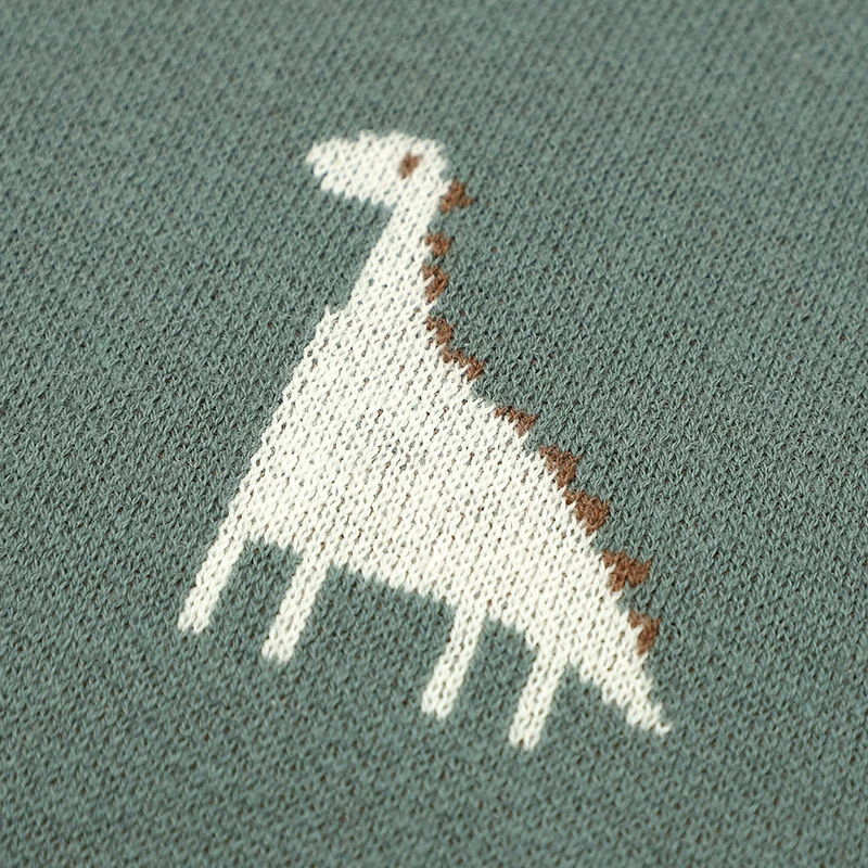 Baby Blanket Cotton Knitted Newborn Stroller Swaddle Cover 90*70CM Plaid Infant Bedding Quilt Dinosaurs