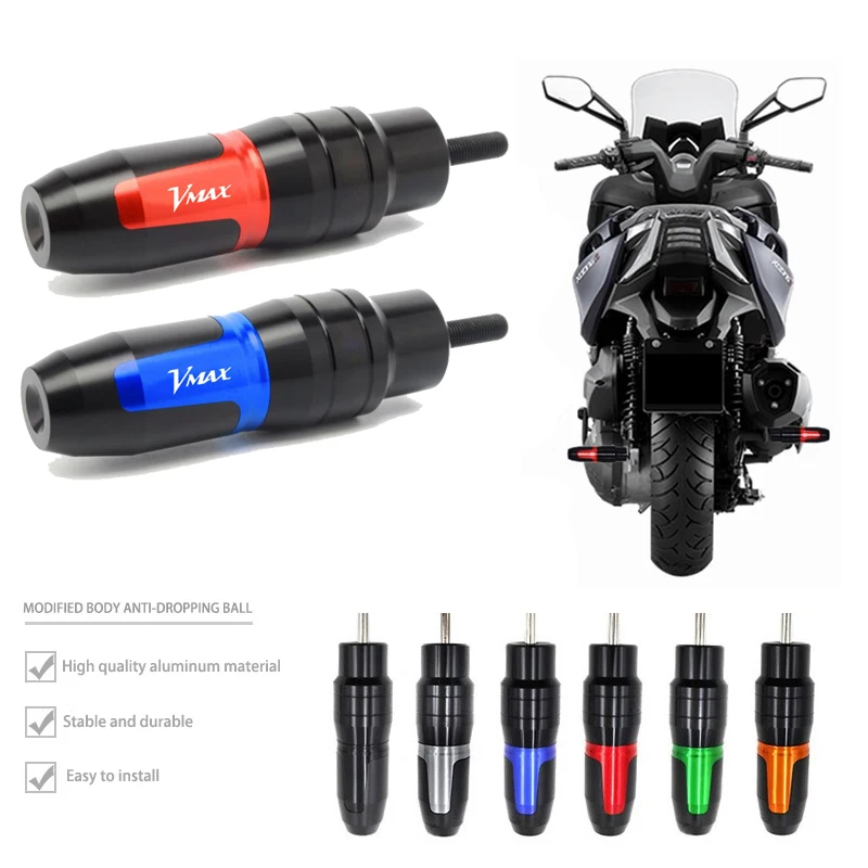 

FOR YAMAHA V-MAX VMAX 300 1200 1700 Motorbike CNC accessories Exhaust Frame Sliders Crash Pads Falling Protector