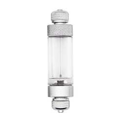 Aquarium CO2 Bubble Counter & Check Valve Kit with Diffuser and Air Pump Accessories (Double head)