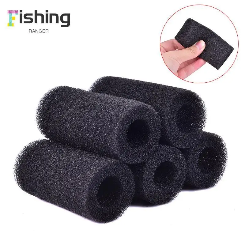 

5Pcs L Size Black Sponge Aquarium Filter ProtectorCover For Fish Tank Inlet Pond