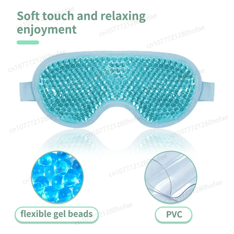Cold Gel Eye Mask Cooling Eye Mask Heating for Dry Eye Reusable Cold Compress Ice Pack Sleeping Mask Heat Eye Patch Eye Cover