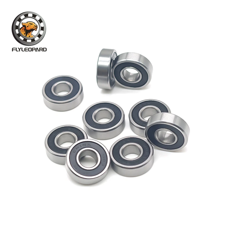 10PCS R6RS 9.525X22.225X7.144mm 인치 소형 베어링 ABEC-7 R6 2RS 볼 베어링 R6RS