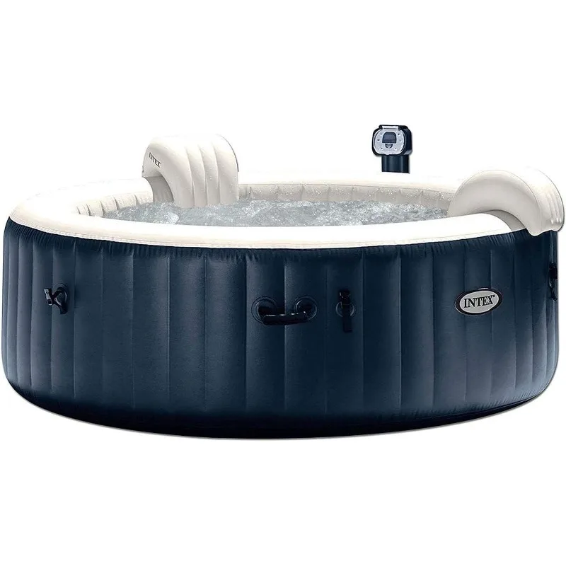 

Intex 28409E PureSpa 6 Person Home Inflatable Portable Heated Round Hot Tub Spa 85-inch x 28-inch