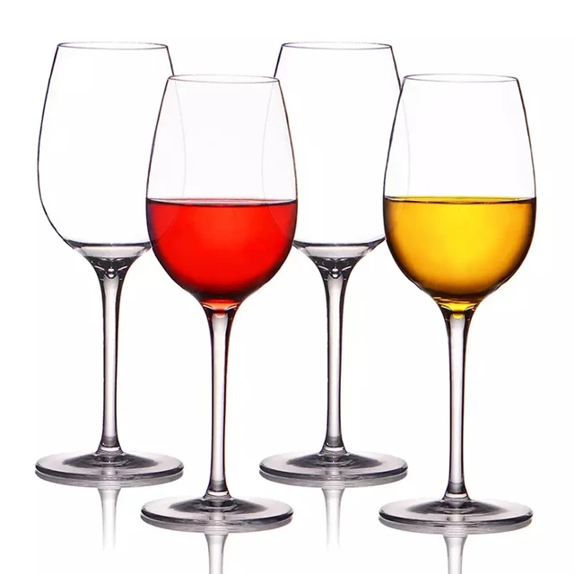 Unbreakable Wine Glasses - 100% Tritan - Shatterproof, Reusable, Dishwasher Safe (Set of 4)